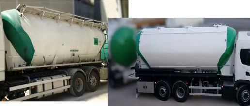Trasferimento cisterne da un veicolo all'altro 